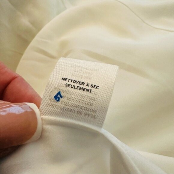 Halogen x Atlantic-Pacific Neon Green Tweed Blazer Jacket Size 10 NWOT - Picture 11 of 14